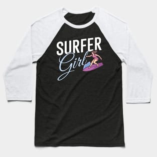 Surfer girl Baseball T-Shirt